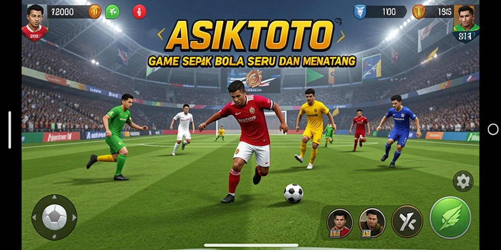 Screenshot gameplay ASIKTOTO yang menampilkan aksi seru di lapangan.