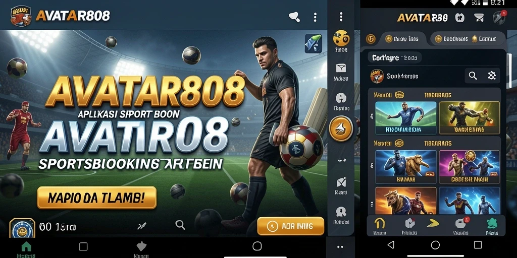 Tampilan screenshot gameplay <strong>AVATAR808</strong> yang menarik dengan fitur taruhan olahraga.