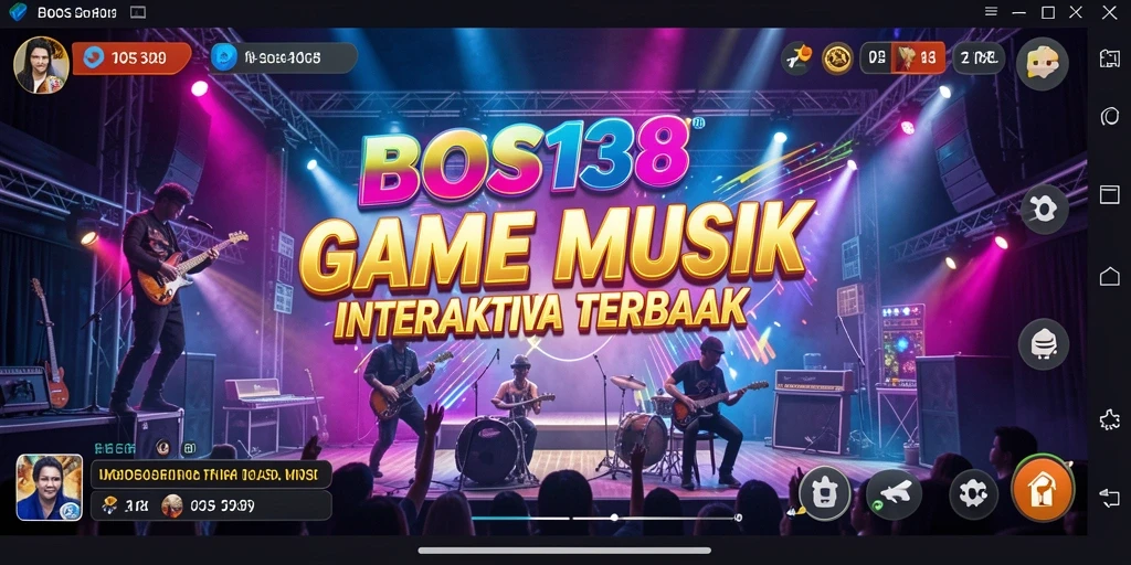Tangkapan layar gameplay BOS138 yang menunjukkan keseruan bermain musik.