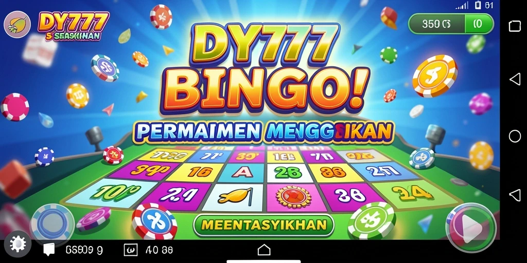 Gameplay seru Bingo di DY777 yang mengasyikkan.