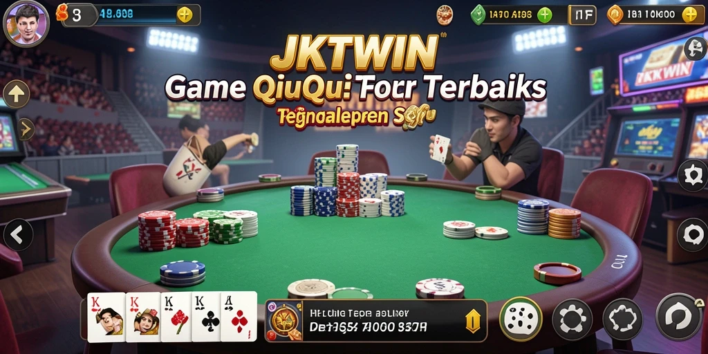 Tampilan gameplay seru dari JKTWIN QiuQiu.
