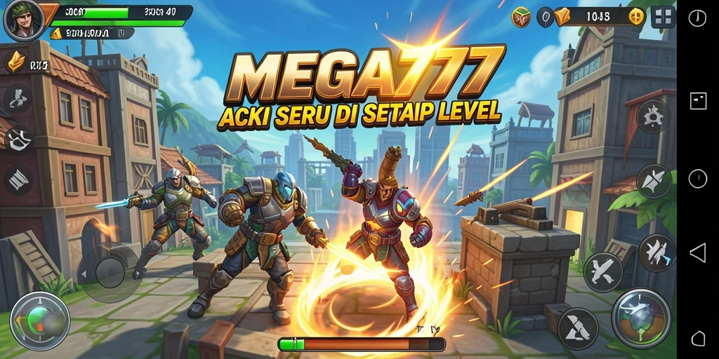 Tampilan gameplay seru di MEGA777 dengan aksi yang mendebarkan.