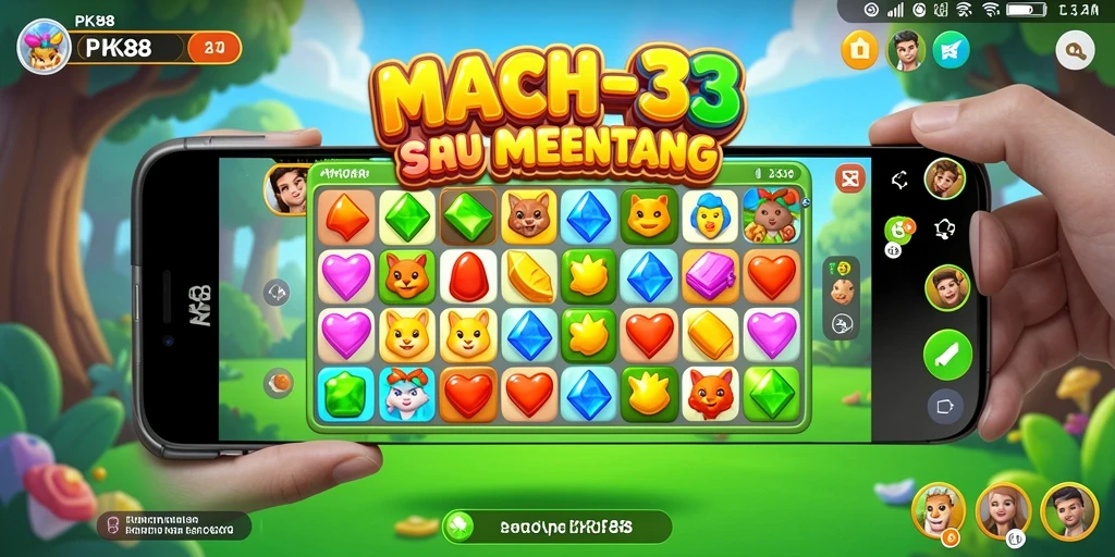Tampilan gameplay PK88 yang penuh warna dan menarik.