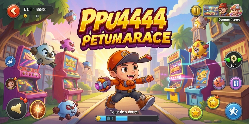 Tampilan gameplay seru dalam PP444 yang penuh dengan petualangan dan tantangan.