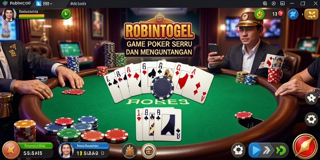 Tampilan gameplay ROBINTOGEL yang menarik dan interaktif.