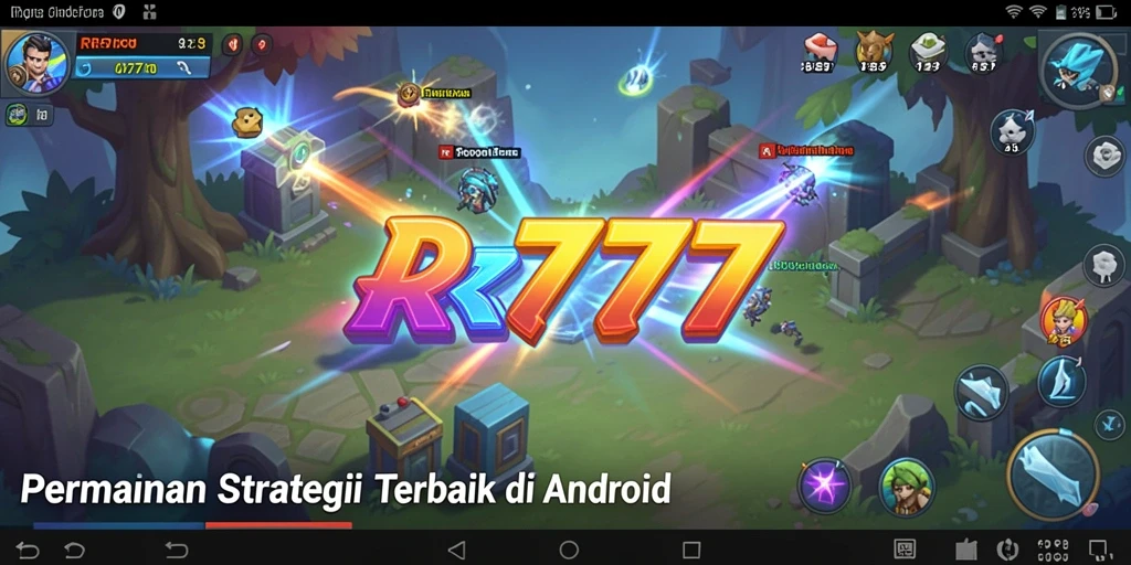 Tangkapan layar menunjukkan aksi pertempuran epik dalam RR777.