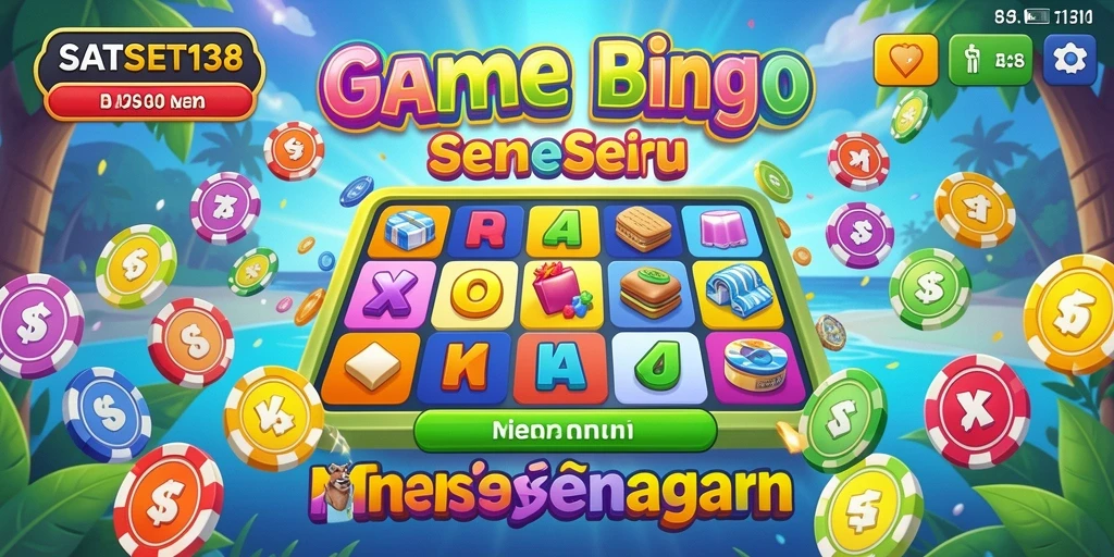 Screenshot menunjukkan gameplay Bingo yang seru dan interaktif.