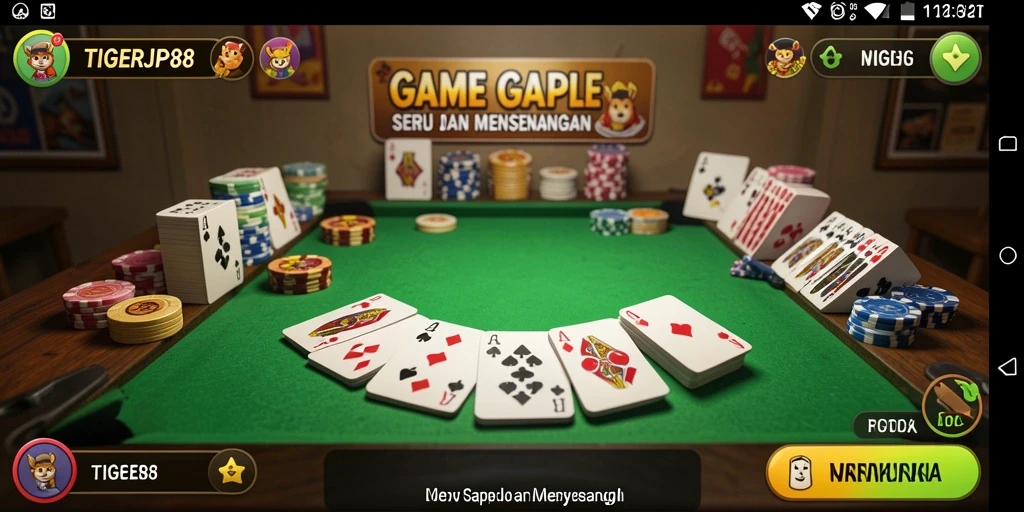 Tampilan gameplay seru di TIGERJP88 yang penuh strategi.