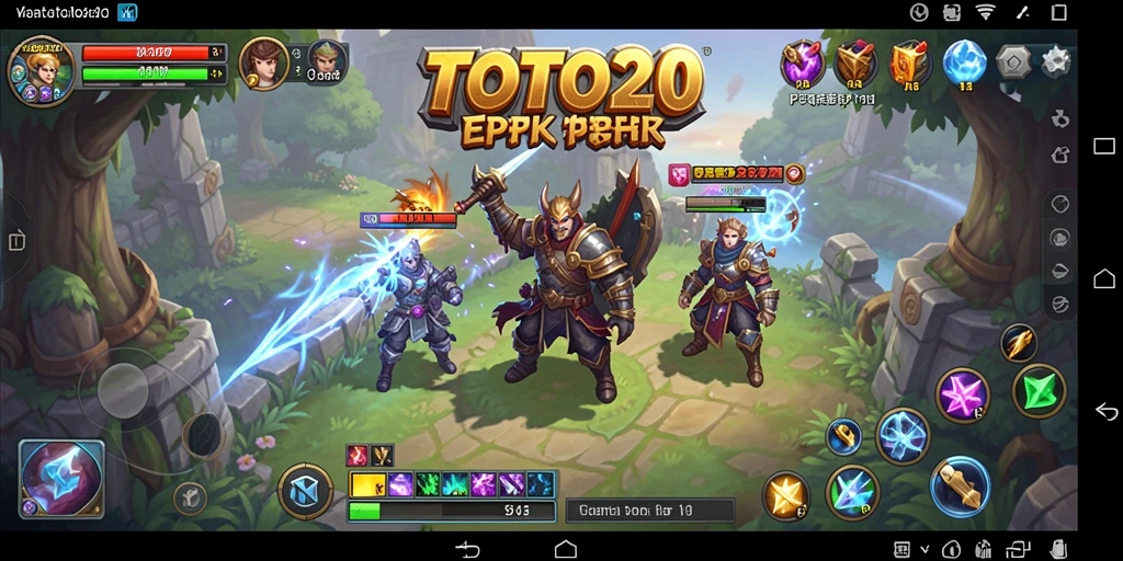 Tampilan gameplay RPG TOTO20 yang menakjubkan dan mendalam.