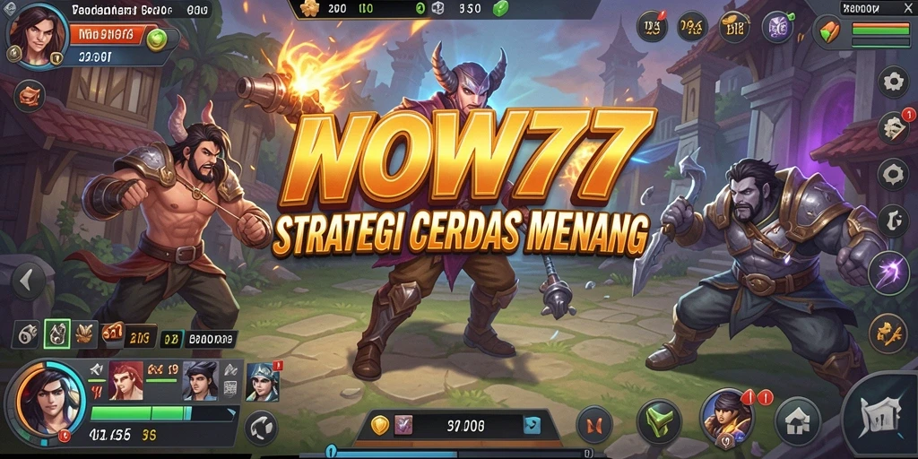 Tampilan gameplay WOW77 dalam mode strategi yang penuh tantangan.