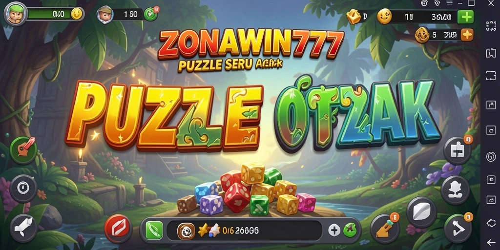 Tampilan gameplay ZONAWIN777 saat menyelesaikan teka-teki.